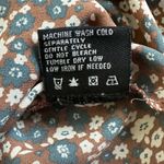 G by Giuliana Blouse Womens M Brown Floral Tie Front Boho Cottagecore Fall Size M Photo 5