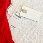 Good American NWT Leilani Halter Neck One Piece Swimsuit Red Medium M Photo 4