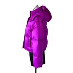 NWT LAUREN RALPH LAUREN Women's Oversized Satin Down Coat Pink Size M Photo 6