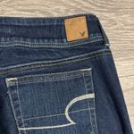 American Eagle  Outfitters Women Stretch Slim Boot Jeans Dark Wash Sz 6 Low Rise Photo 7