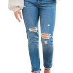 Levi's Levi’s 501 Skinny Jeans Jive Tribe Medium Blue 24 x 28 Distressed Button Fly Photo 0
