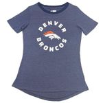 NFL  Denver Broncos Women's Roundabout Short Sleeve T-Shirt in Navy, XL Photo 1