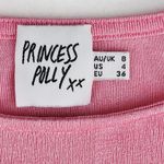 Princess Polly Women's Short Sleeve Top Size 4 Pink Photo 1