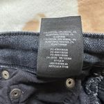 Denim Forum Lola High Rise Skinny Jeans Gray Wash Raw Hem Stretch 26 Black Photo 12