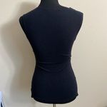 EXPRESS 90s Goth Black velvet cowel neck tank Photo 1