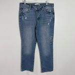 New KanCan Straight High Rise Crossover Waist Jean Size 31 Blue Photo 1