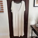 Soma  Cool Nights and Days Soft Lounge Dress Nightgown Subtle Stripes Extra Large Photo 4