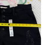 SO  Black High Rise Mom Shorts Denim Button Fly Womens Plus Size‎ 15/32W Photo 3
