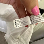 Poupette St. Barth Size S White Sasha Crochet Pleated Flutter Sleeve Mini Dress Photo 7