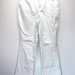 White Flared Bootcut Embroidered Belle Jeans with Rhinestones by Jeanstar 10M Size 10 Photo 3