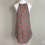 Mud Pie  Navy and Orange Chevron Crab 100% Cotton Nautical Rope Dress Size Large‎ Photo 2