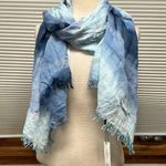 Tahari NWT Blue Ombre Stripe Yarn
Dye Pareo Lightweight Fashion Scarf Photo 0