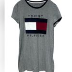 Tommy Hilfiger Vintage 90’s/Y2K Logo Gray T-Shirt Dress Large Photo 1