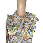 Kut From The Kloth NWT  Floral Patterned Short Sleeve Blouse Photo 1