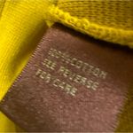 525 America  Mustard Yellow Knit 2 Button Blazer Jacket with Pockets Womens Large Photo 11