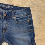 American Eagle Y2K Blue Women’s Low-Rise Kick Boot Jeans Size 10 Short/Court Photo 6