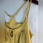 Hem & Thread  M Strappy Ruffle Golden Tiered Ruffle Layer Crop Top Photo 2