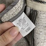 Classiques Entier  Womens Size S Open Front Tweed Jacket Blazer Fray Hem NWT $268 Photo 7