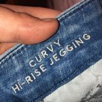 American Eagle curvy high rise Jeggings distressed jeans 0 next level stretch Photo 10