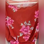 Free People Intimately NWOT Undercover Printed Bodysuit Cherry Combo Top Photo 6