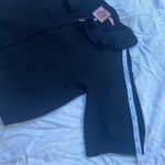 Juicy Couture  Black Ruffled jacket cape cardigan sweater medium Photo 4
