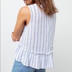 Rails  Mira Peplum Top in Marine Stripe Photo 1