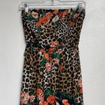 Justify  Animal Print Strapless Maxi Dress Sz M Photo 1