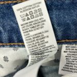 Lucky Brand  Roll Up Denim Shorts Distressed High Rise Blue Boho Size 12 / 31 Photo 9