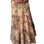 Inc international Concept Tiered Cotton Maxi Skirt, Sz M (Belt sold separately) Photo 4