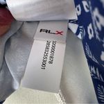 Ralph Lauren RLX UV Protection Wicking Mini Island Daisy PGA Golf 1/4 Zip Medium Blue Photo 7