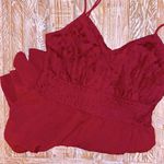 Maurice's 🌹💋Maurice’s Red Lace Top Romper💋🌹NWT~med Photo 5