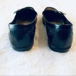 Thom McAn Black Leather Slip On Loafers Size 5.5 Professional Work Flats Photo 6