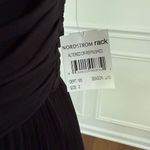 NWT Theia Strapless Accordion Pleat Embellished Dress Black $1300 2 Photo 4
