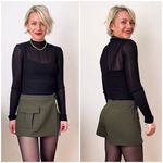 ZARA NWT  Belted Cargo Skort Shorts Size Small Photo 11