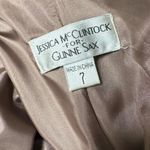 Jessica McClintock  Mauve Strapless Mini Dress Photo 3