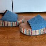 Diba True  Womens Rock Steady Raffia Slide Wedge Casual Shoes Photo 3