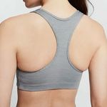 Nike Dri Fit Women’s Sz XS Smoke Gray Medium Support Swoosh Sports Bra Photo 2