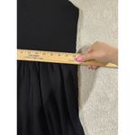 Sundance  Cotton Silk Blend Sleeveless A-Line Knit‎ MIdi Dress Black Small Photo 6