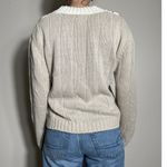 Vintage Paris Sport Club Cream V Neck Sweater Size Medium Photo 1