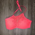 Coral Tropics  by Apollo Swimwear Women's Coral Halter Neck Bikini Swim Top sz XS Photo 0