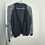 Aryn K  Black and Gray Textured Jacket Photo 3