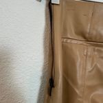 ZARA NWOT Split Hem Skinny Faux Leather Pant A103 Photo 1