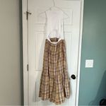 Tanya Taylor New  Dress  Women's Camilla Plaid Cut Out Sleeveless Midi Medium NWT Photo 3