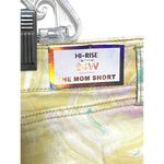 Tinseltown The Mom Shorts Hi Rise Tie Dye Pastel Twirl Juniors Plus 24W NWT Photo 3