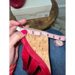 Euro Soft Women's Red Strappy Wedge Sandals Size 10M‎ Casual Summer Photo 4