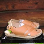 Sam Edelman  Womens 7 Natural Tan Espadrille Sandals Shoes Photo 5
