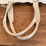 Coach White Pebbled Leather Derby Tote Bag Photo 7