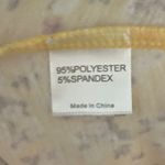 Torary Yellow Floral Babydoll Peplum Garden Party Tank Top Women's Size L Size L Photo 3