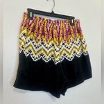 Anthropologie boho linen blend pull on shorts size Small Photo 3