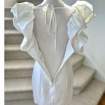 idem Ditto NWT White Oversize Puff Sleeve Mini Sheath Dress Photo 4